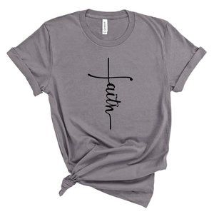 Faith T-Shirt/Gray Tee
